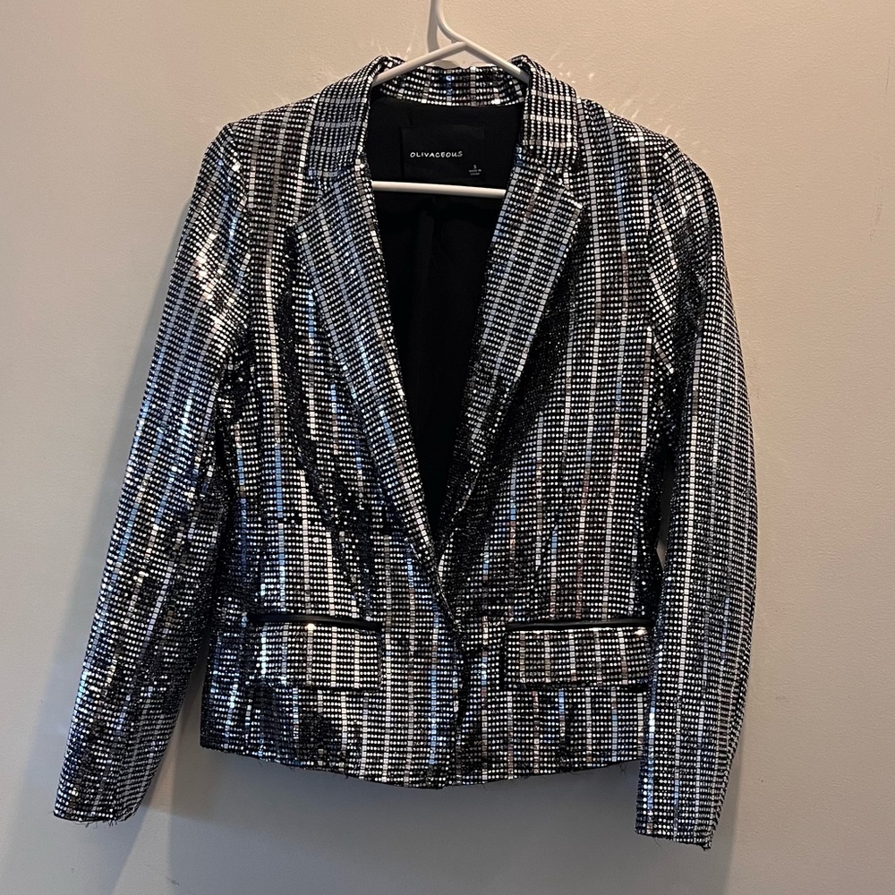 Shimmer Sequin Jacket with Sparkle!